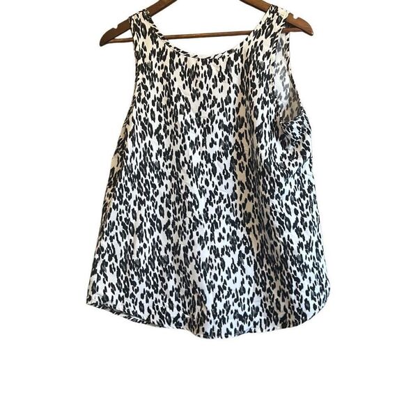 Vintage faded glory Cheetah printed tank top blouse size large‎ - Picture 1 of 4